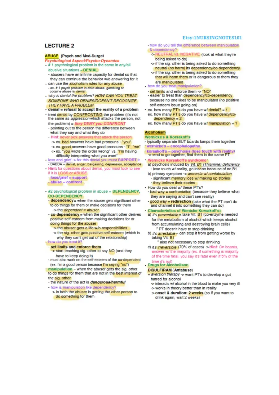 NCLEX MARK Lecture Notes and link, page 3
