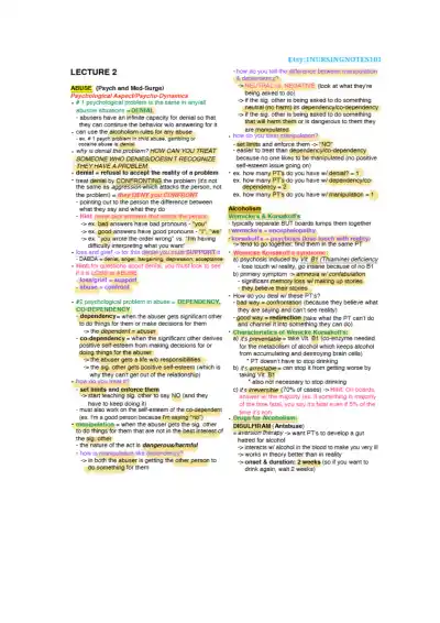 NCLEX MARK Lecture Notes and link - Page 3 preview image