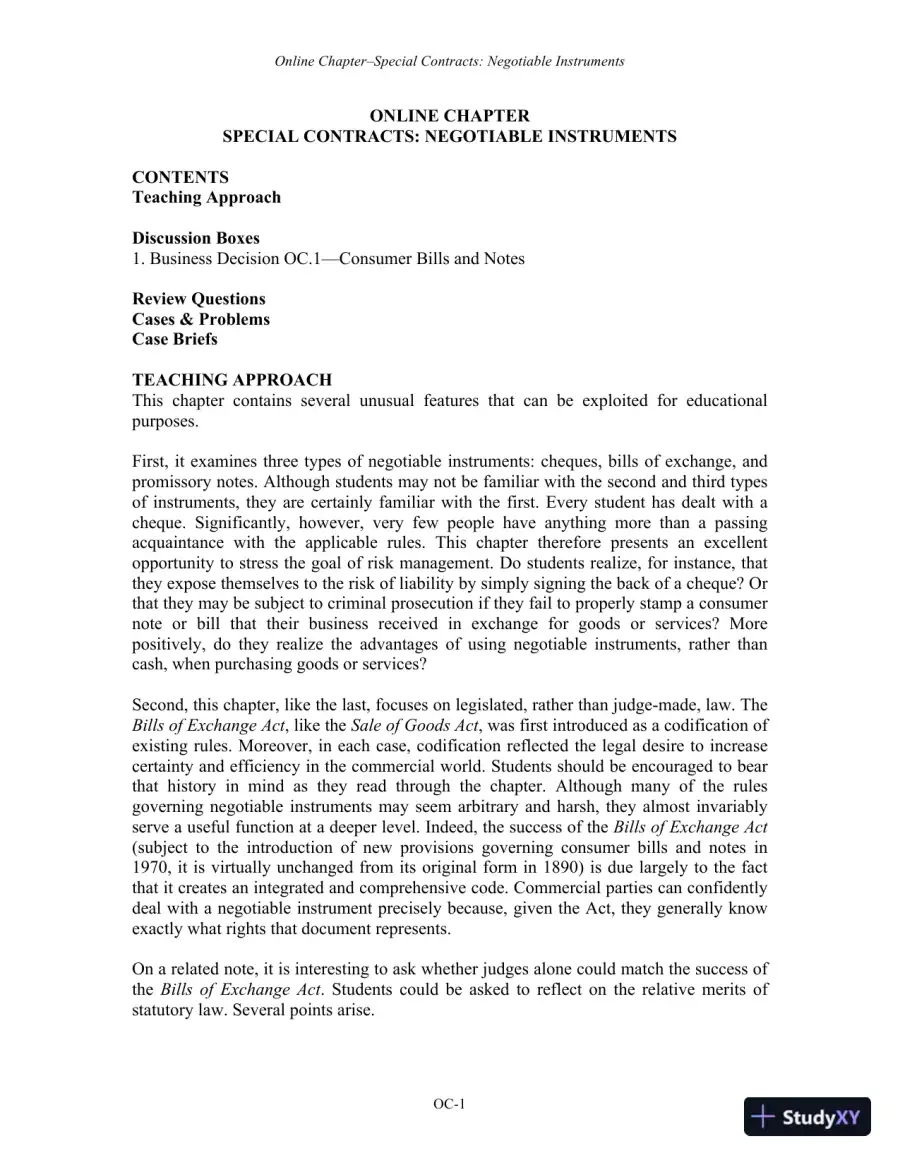 Managing The Law: The Legal Aspects Of Doing Business, 1st Edition Solution Manual, page 5