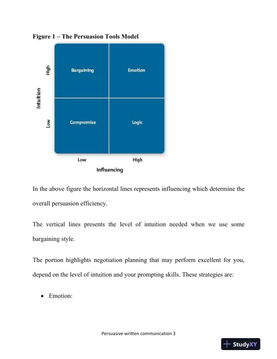 Persuasive Written Communication, page 4