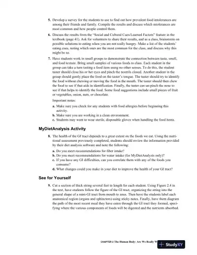 Solution Manual for Nutrition for Life, 4th Edition - Page 16 preview image