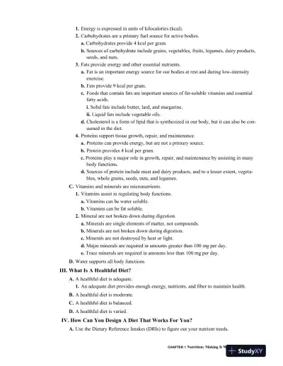 Solution Manual for Nutrition for Life, 4th Edition - Page 6 preview image