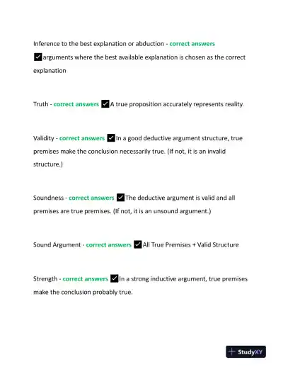 2023 WGU D265 Critical Thinking: Reason and Evidence Exam With Answers (124 Solved Questions) - Page 12 preview image