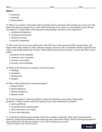 New Society 8th Edition Test Bank - Page 10 preview image