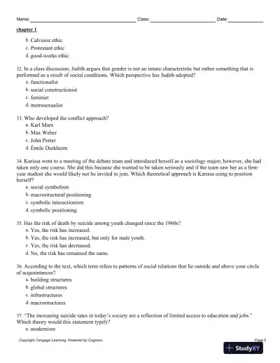 New Society 8th Edition Test Bank - Page 6 preview image