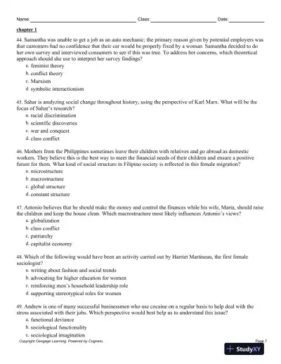 New Society 8th Edition Test Bank - Page 8 preview image