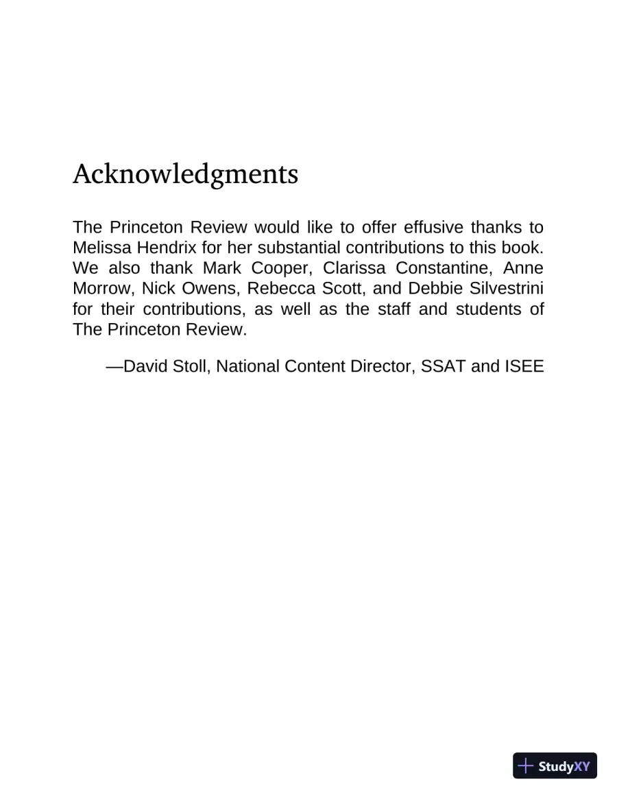 900 Practice Questions for the Upper Level SSAT and ISEE (2014), page 6