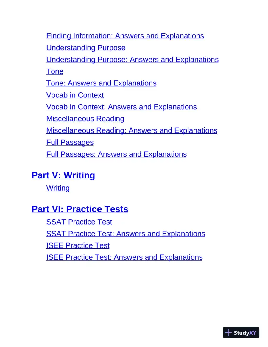 900 Practice Questions for the Upper Level SSAT and ISEE (2014), page 9