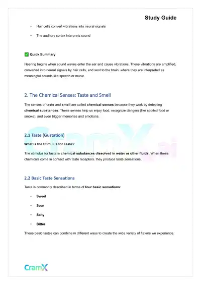 Psychology - Psychology Sensation - Page 4 preview image