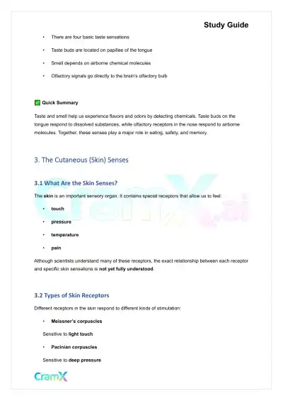 Psychology - Psychology Sensation - Page 7 preview image