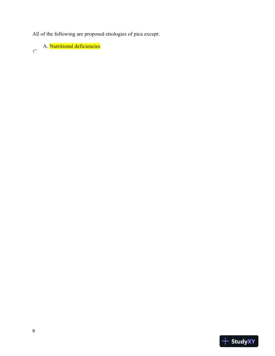 2021 NURS6660 Walden University Clinical Analysis Final Exam With Answers (75 Solved Questions), page 10