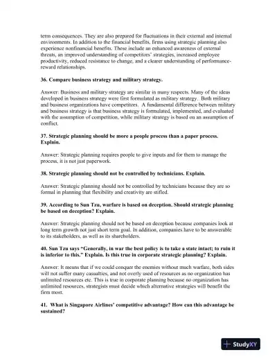 Strategic Management Concepts And Cases, 15th Global Edition Solution Manual - Page 12 preview image