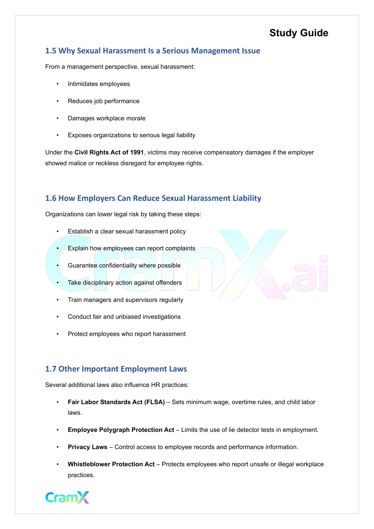 Principles of Management - Staffing and Human Resource Management - Page 5 preview image