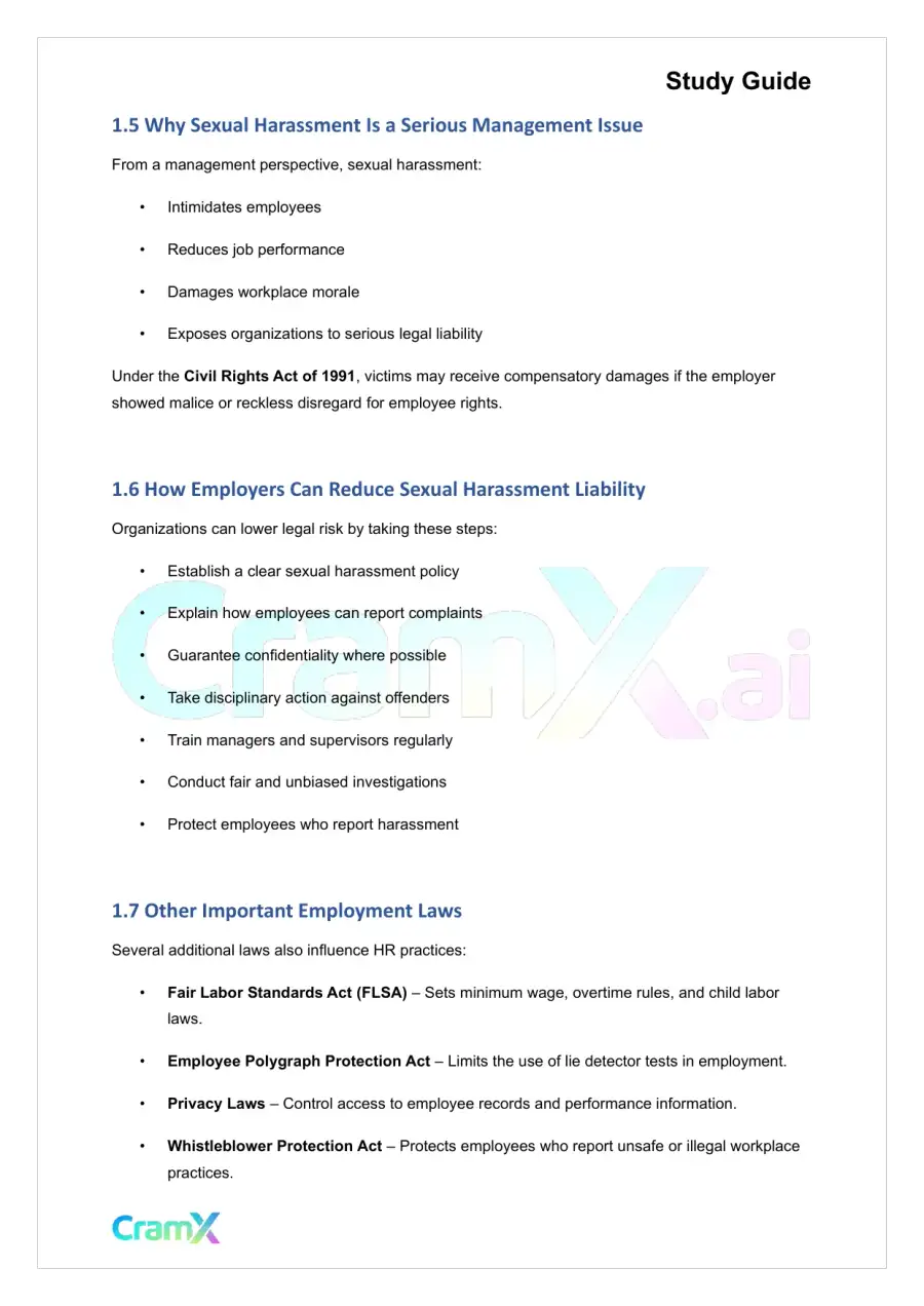 Principles of Management - Staffing and Human Resource Management, page 5