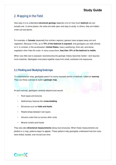 Geology - Geologic Structures - Page 2 preview image