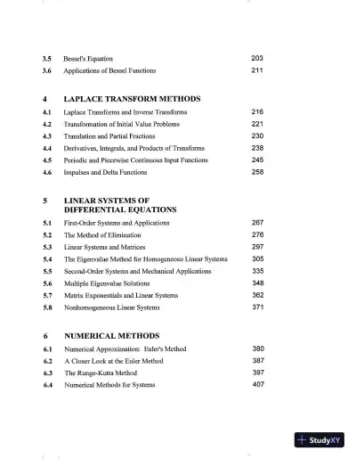 Solution Manual for Elementary Differential Equations with Boundary Value Problems (Classic Version), 6th Edition - Page 4 preview image