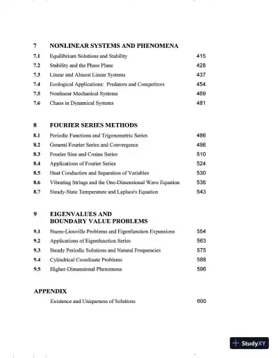 Solution Manual for Elementary Differential Equations with Boundary Value Problems (Classic Version), 6th Edition - Page 5 preview image