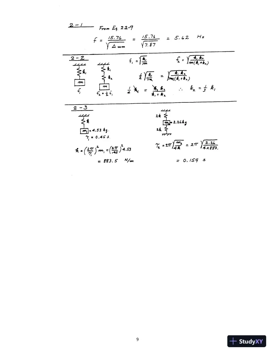Solution Manual For Theory Of Vibrations With Applications, 5th Edition, page 12