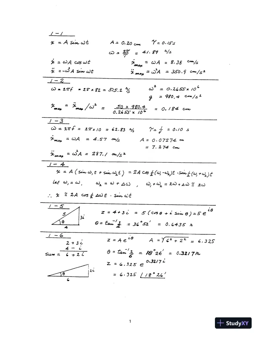 Solution Manual For Theory Of Vibrations With Applications, 5th Edition, page 4