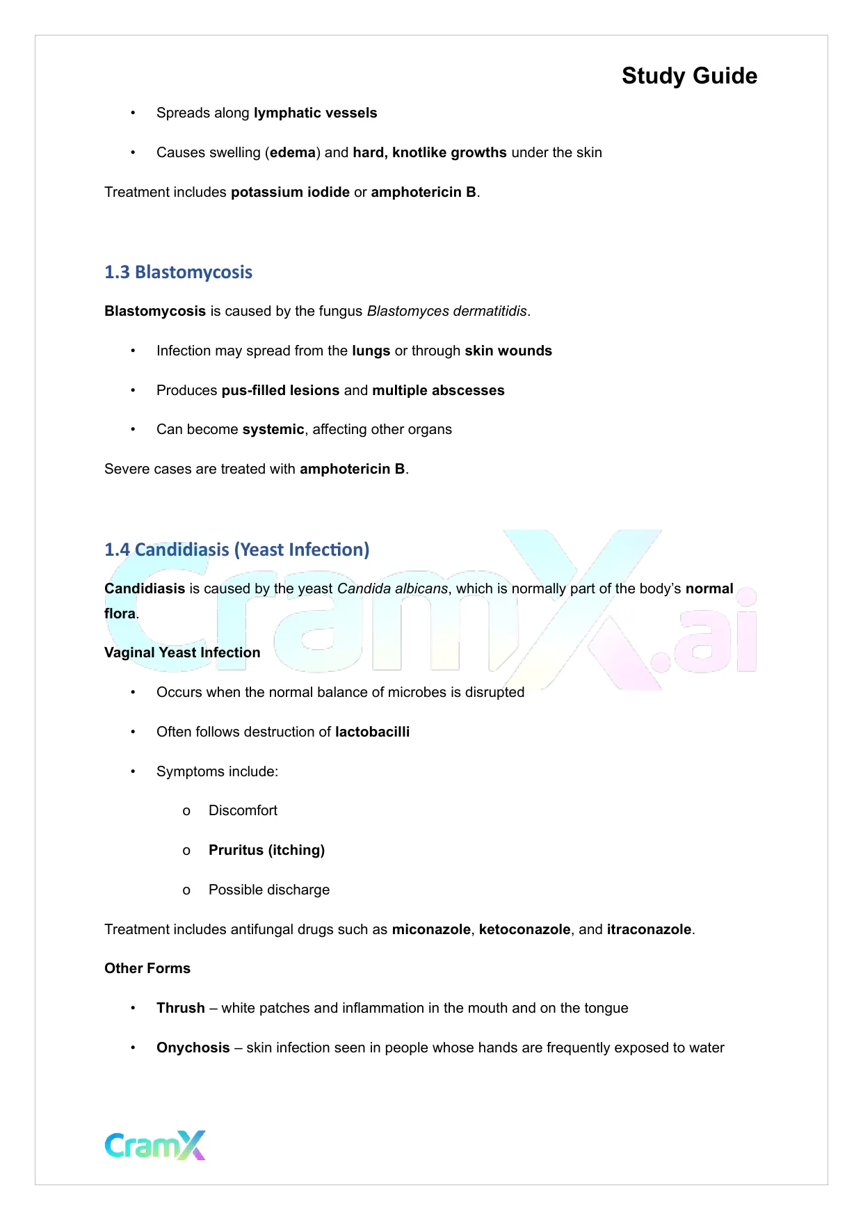 Microbiology - Diseases of the Skin and Eyes - Page 2 preview image
