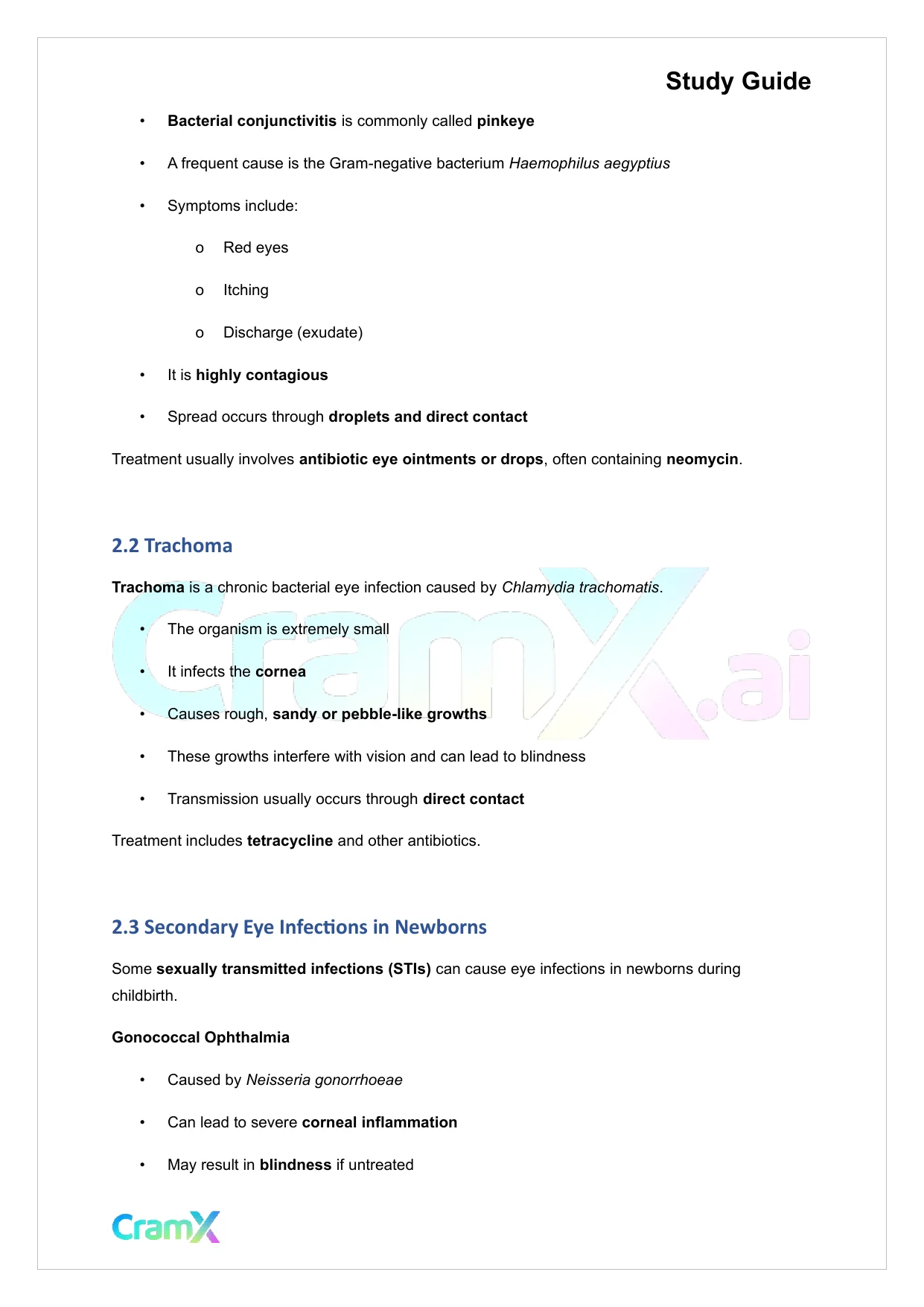 Microbiology - Diseases of the Skin and Eyes - Page 4 preview image