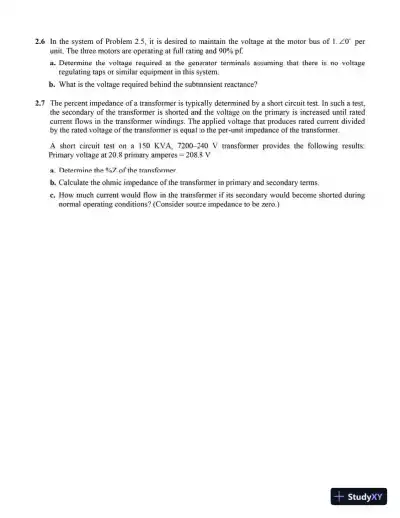 Solution Manual For Protective Relaying: Principles and Applications, 4th Edition - Page 4 preview image