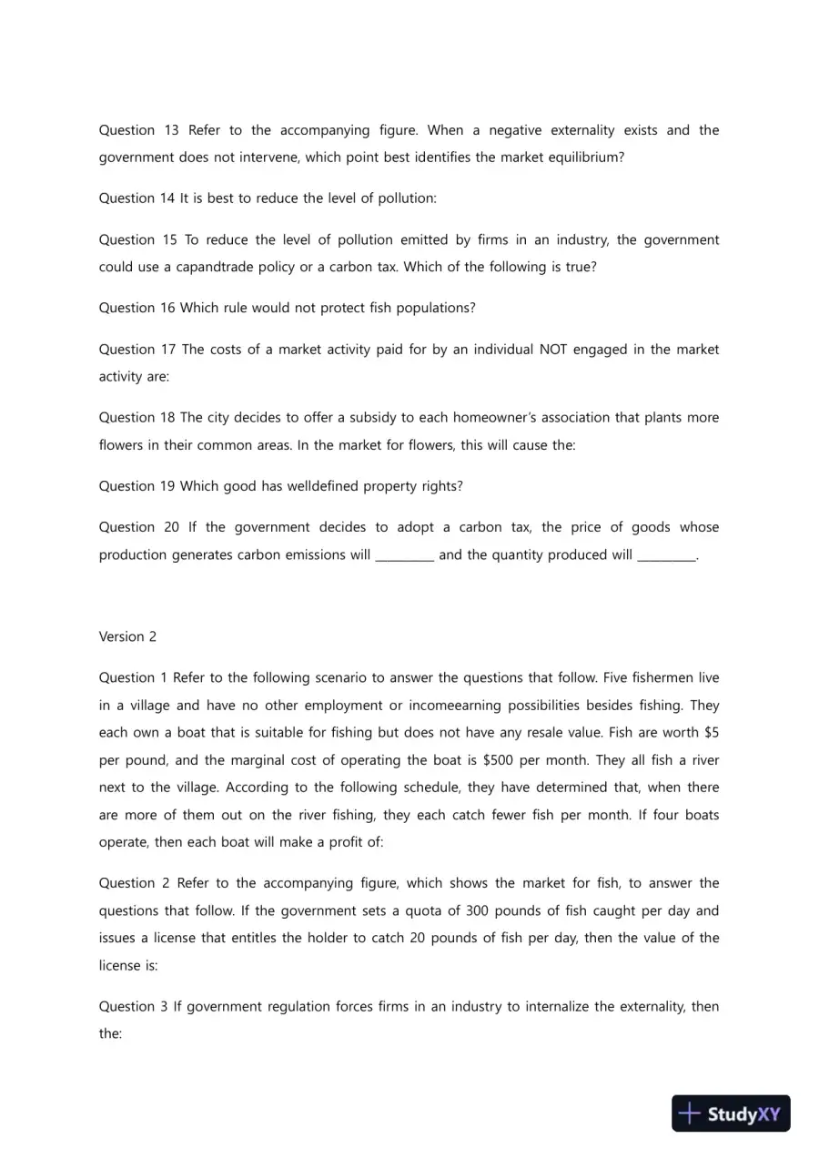 Liberty University ECON 213 Quiz 6 Complete Solutions Correct Answers Key, page 3