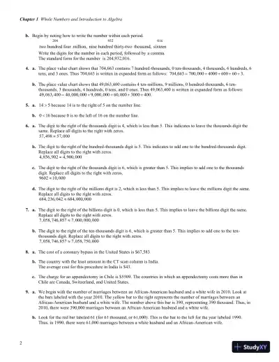 Solution Manual for Developmental Mathematics, 1st Edition - Page 6 preview image