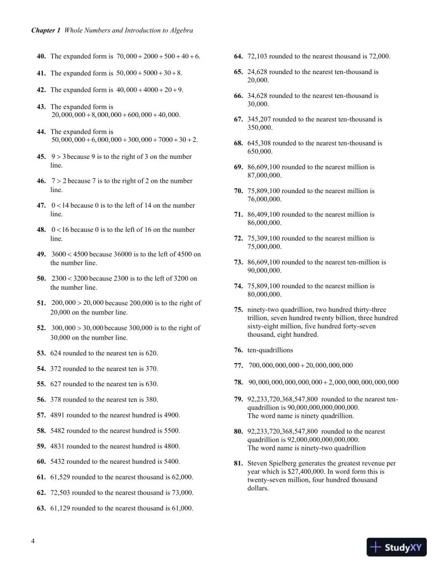 Solution Manual for Developmental Mathematics, 1st Edition, page 8