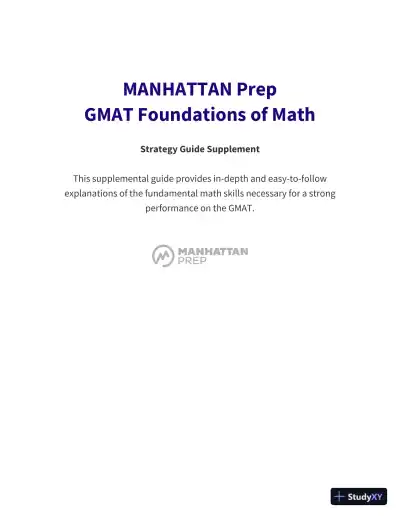 GMAT Foundations of Math (2020) - Page 3 preview image