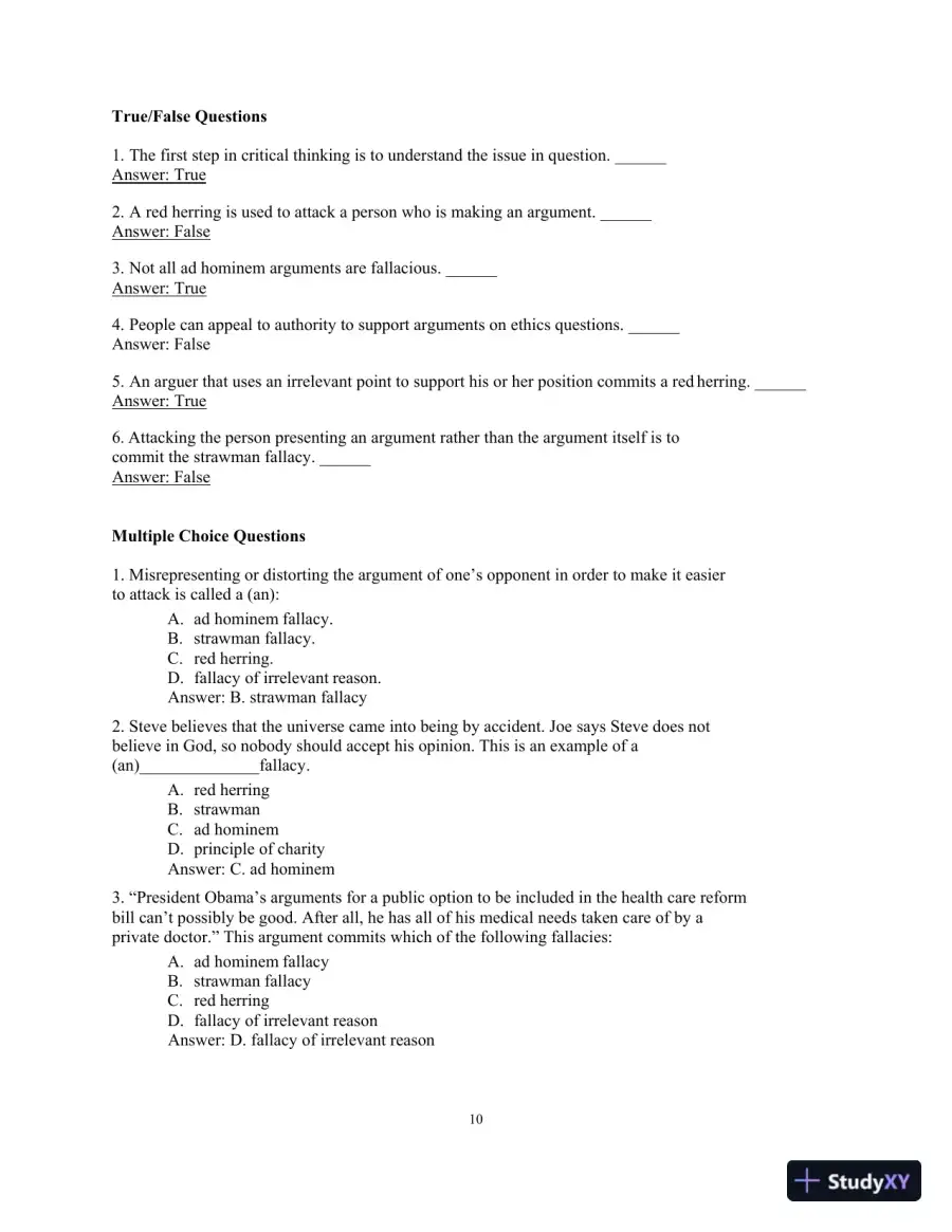 Consider Ethics: Theory, Readings, and Contemporary Issues, 4th Edition Test Bank, page 13