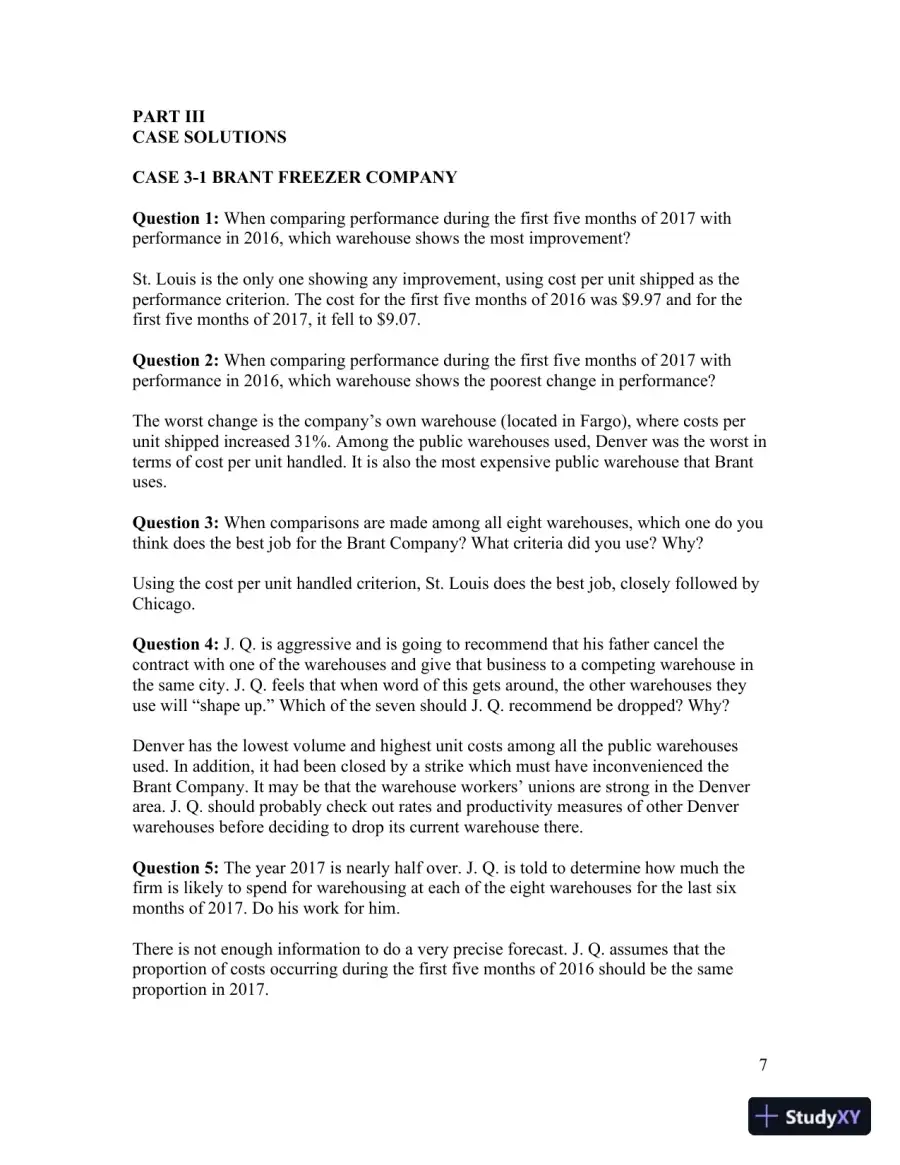 Contemporary Logistics , 12th Edition Solution Manual, page 25