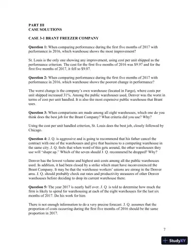 Contemporary Logistics , 12th Edition Solution Manual - Page 25 preview image