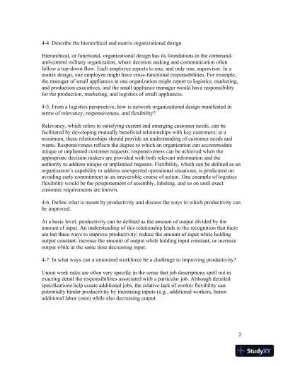 Contemporary Logistics , 12th Edition Solution Manual - Page 30 preview image