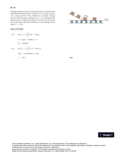 Solution Manual for Engineering Mechanics Dynamics, 13th Edition - Page 11 preview image