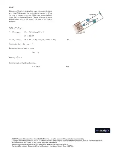 Solution Manual for Engineering Mechanics Dynamics, 13th Edition - Page 18 preview image