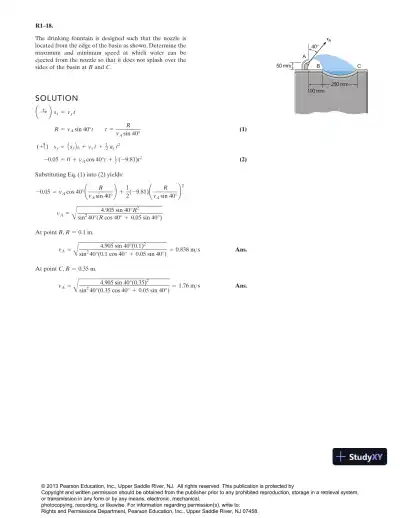 Solution Manual for Engineering Mechanics Dynamics, 13th Edition - Page 19 preview image