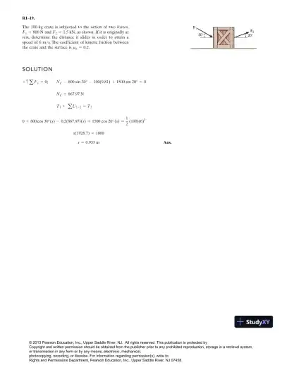 Solution Manual for Engineering Mechanics Dynamics, 13th Edition - Page 20 preview image