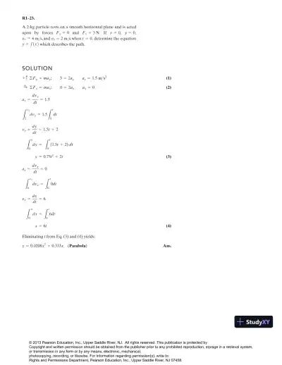 Solution Manual for Engineering Mechanics Dynamics, 13th Edition - Page 24 preview image