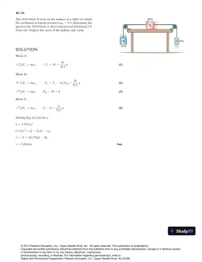 Solution Manual for Engineering Mechanics Dynamics, 13th Edition - Page 26 preview image