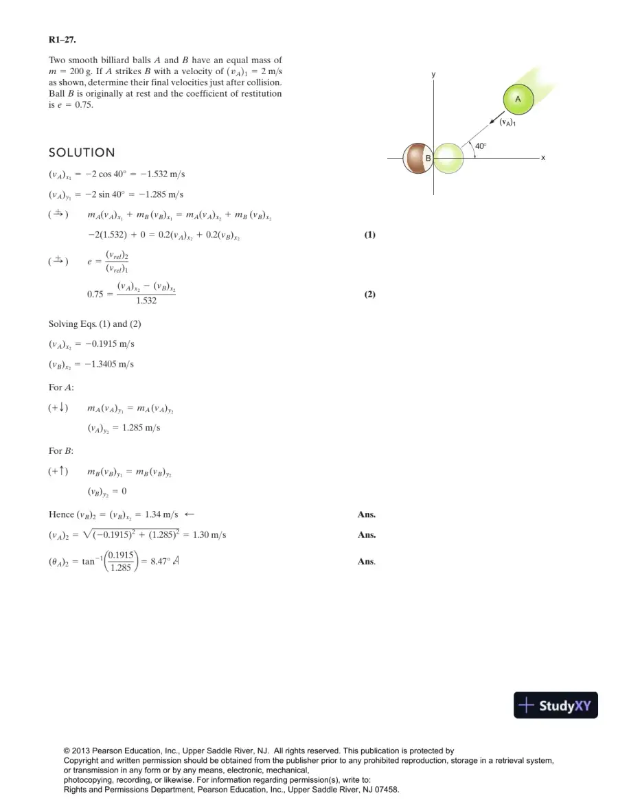 Solution Manual for Engineering Mechanics Dynamics, 13th Edition, page 28