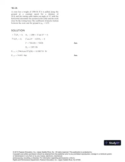 Solution Manual for Engineering Mechanics Dynamics, 13th Edition - Page 29 preview image