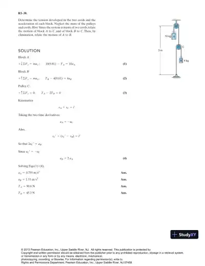 Solution Manual for Engineering Mechanics Dynamics, 13th Edition - Page 31 preview image