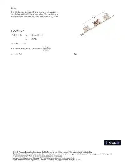 Solution Manual for Engineering Mechanics Dynamics, 13th Edition - Page 7 preview image