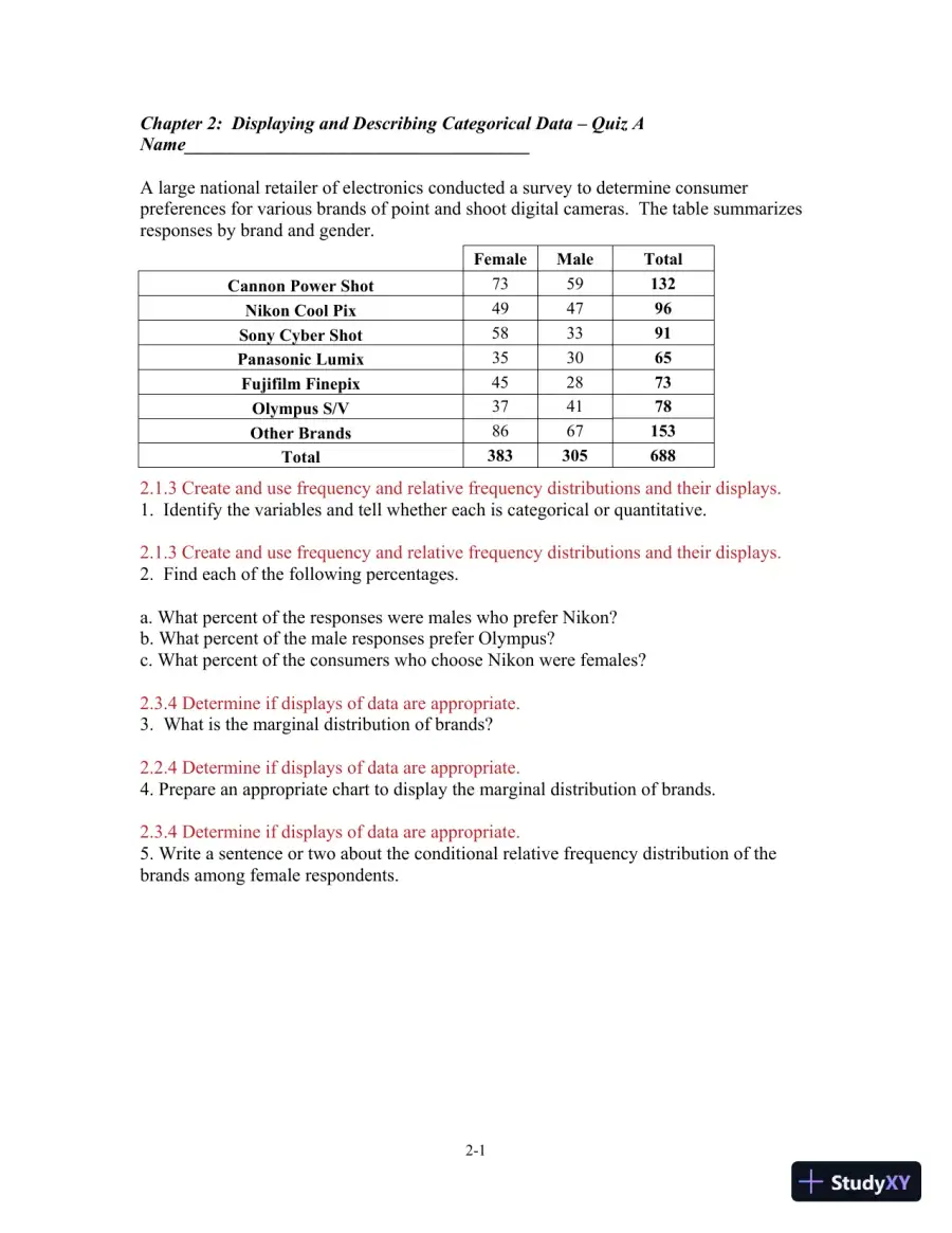 Test Bank for Business Statistics: A First Course, 3rd Edition, page 25