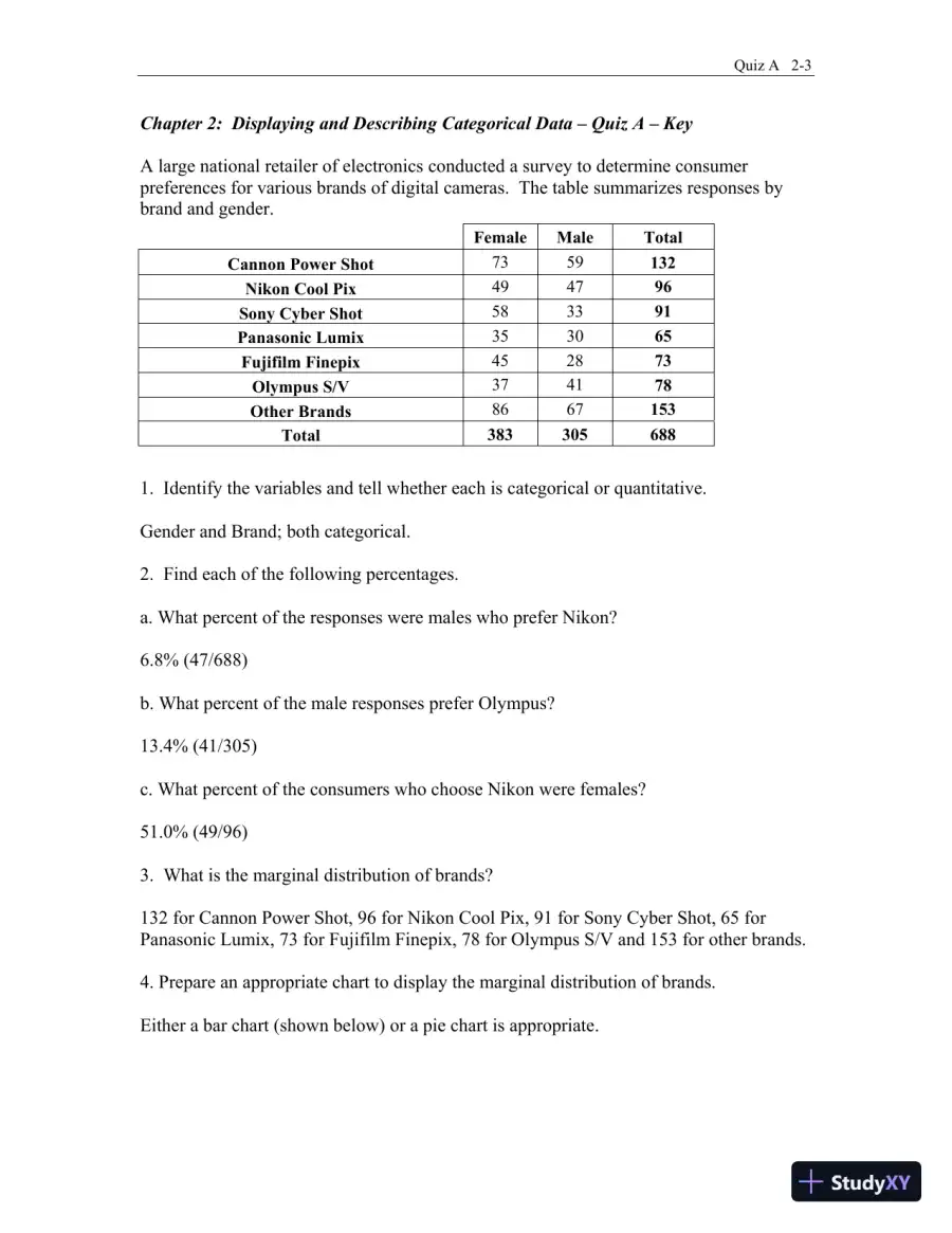 Test Bank for Business Statistics: A First Course, 3rd Edition, page 27