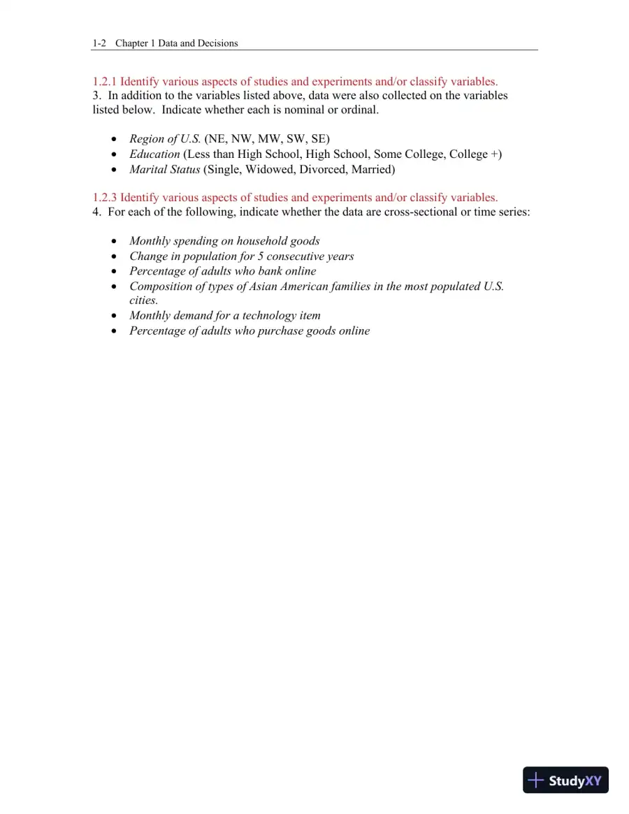 Test Bank for Business Statistics: A First Course, 3rd Edition, page 3