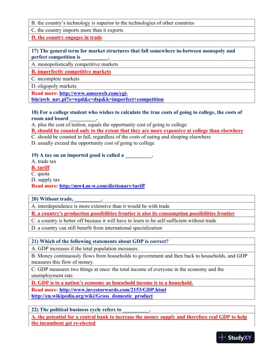 Comprehensive Assessment in Accounting, Economics, and Management, page 5