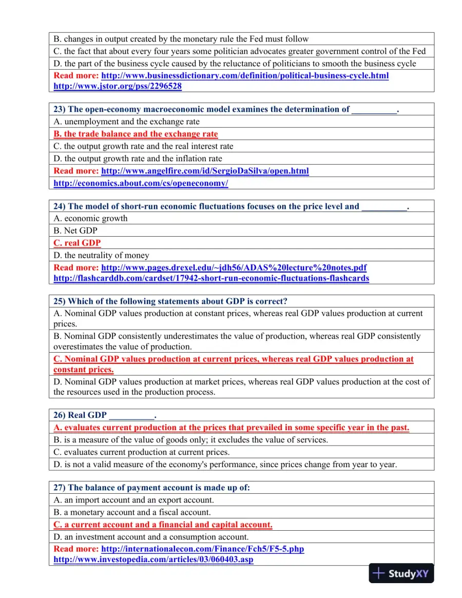 Comprehensive Assessment in Accounting, Economics, and Management, page 6