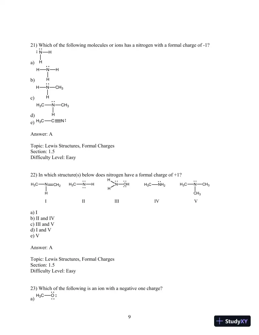 Organic Chemistry 11th Edition Test Bank, page 10